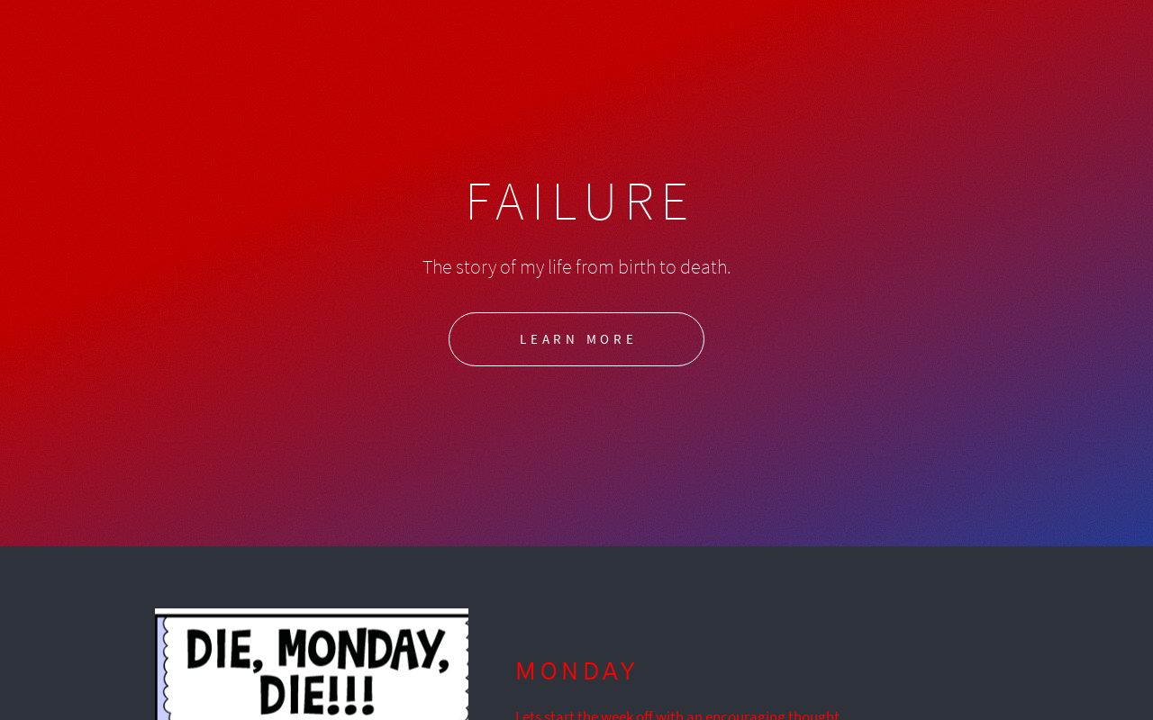 Carrd profile picture for @failure